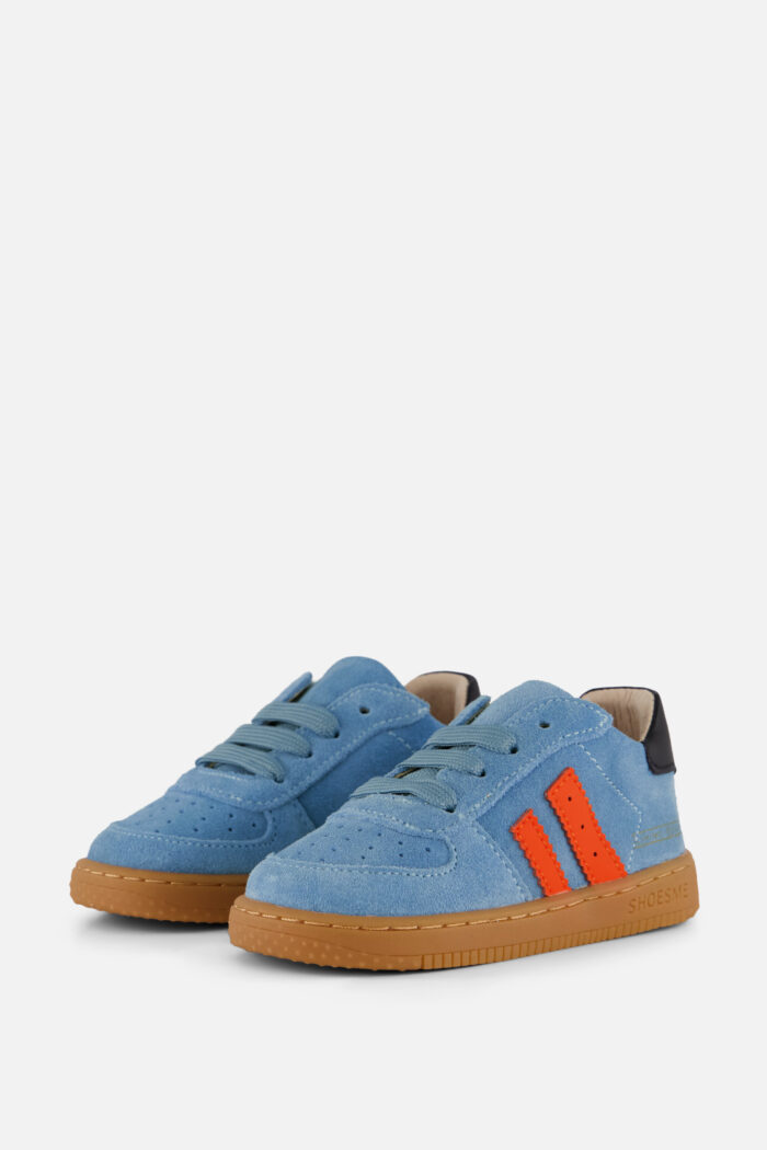 Shoesme Leren Lopen Sneakers blauw Suéde