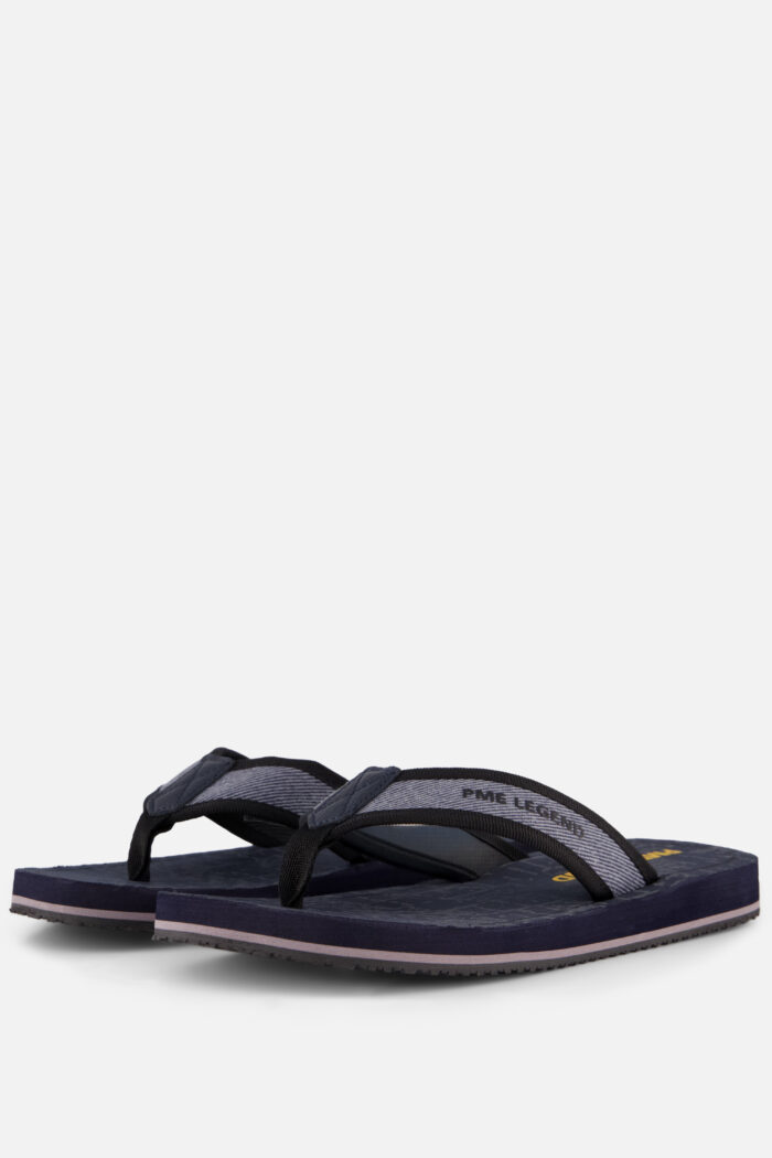 PME Legend PME Legend Jetflap Slippers blauw Textiel