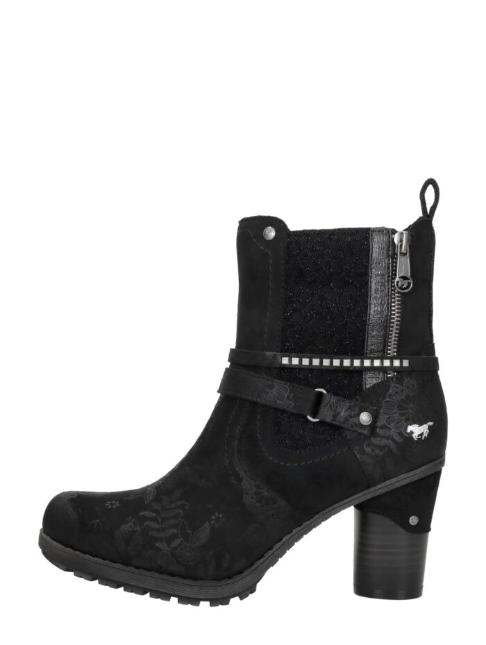 Mustang rits- & gesloten boots – Zwart