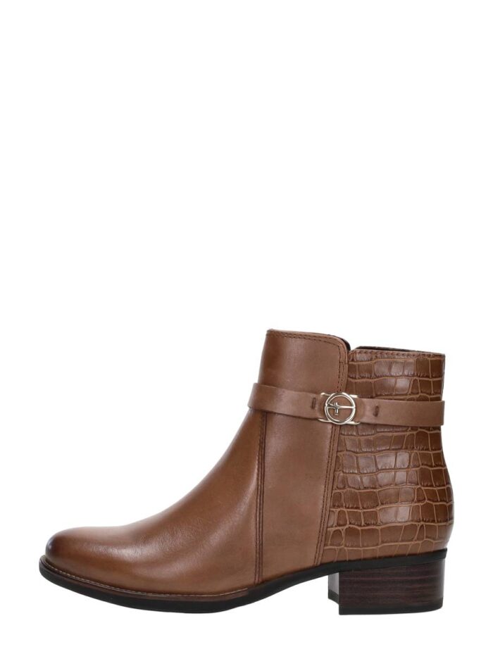 tamaris Enkellaarsjes Hak – Cognac