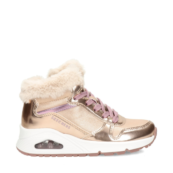 Skechers Uno hoge sneakers – Goud