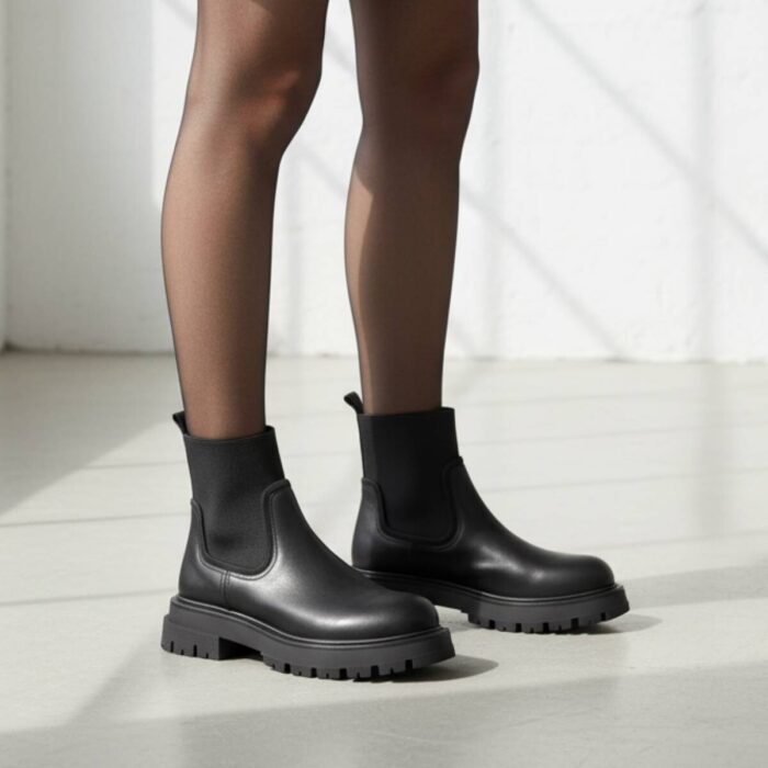Cellini Chelsea boots zwart Leer