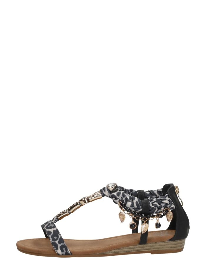 Sub55 Sandalen Plat – Zwart