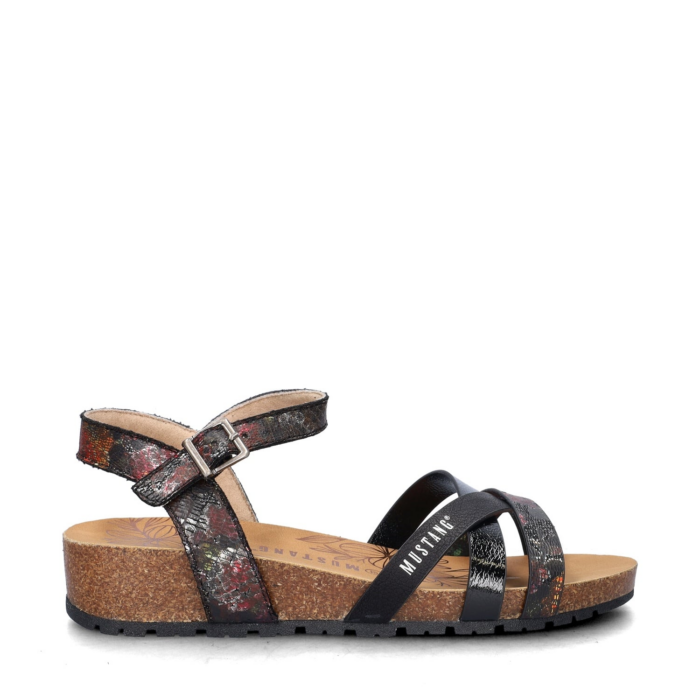 mustang Magnolia sandalen – Zwart
