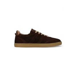 PS Poelman suède sneakers donkerbruin