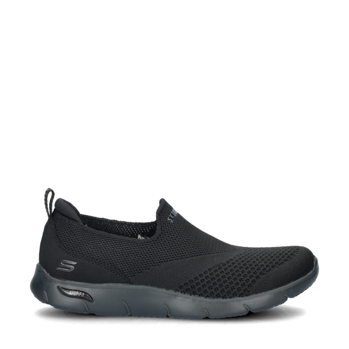 Skechers Arch Fit Refine instapschoenen – Zwart