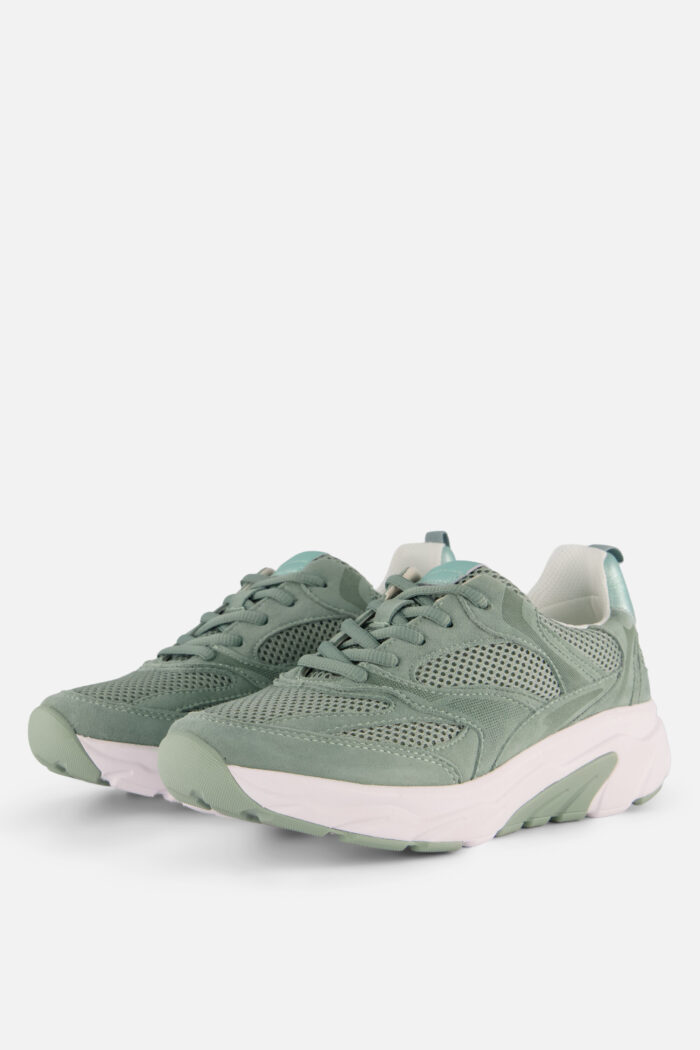Gabor Sneakers Rollingsoft groen Suéde