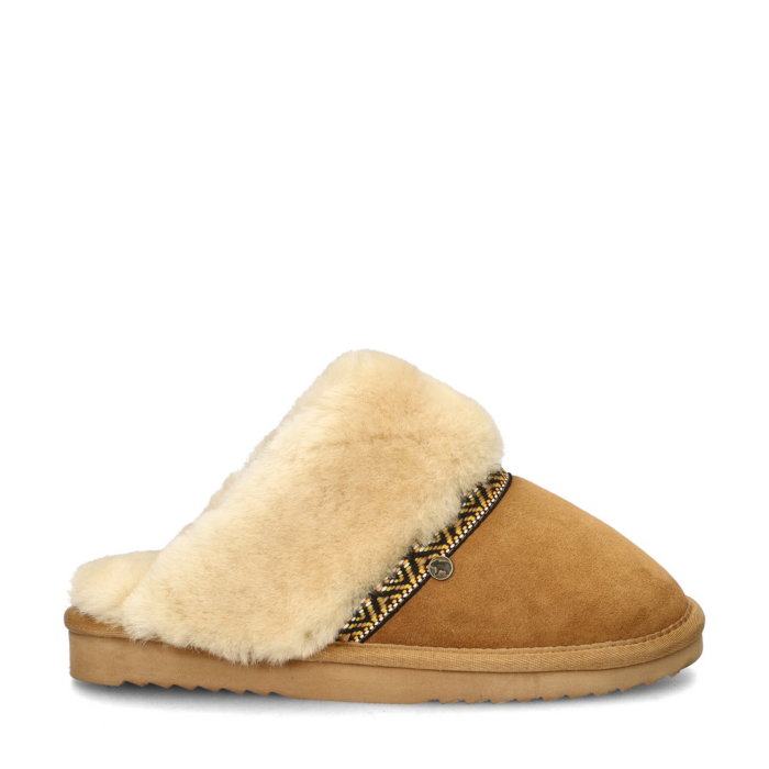 Warmbat Australia Flurry Tope pantoffels – Cognac