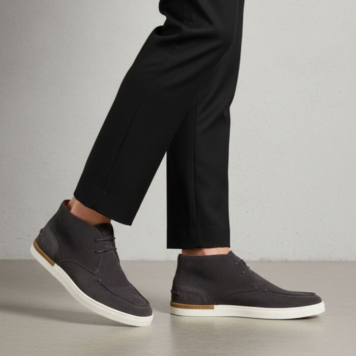 Vertice Veterschoenen blauw Suede