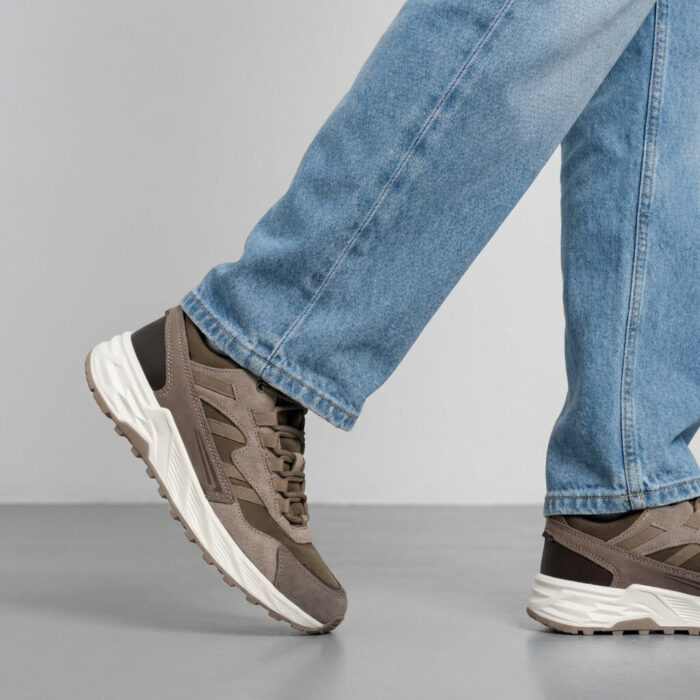 Outfielder Sneakers bruin Synthetisch – Taupe