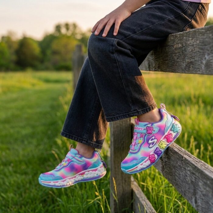 Skechers Sweet Kickz Gummy Friends Sneakers blauw