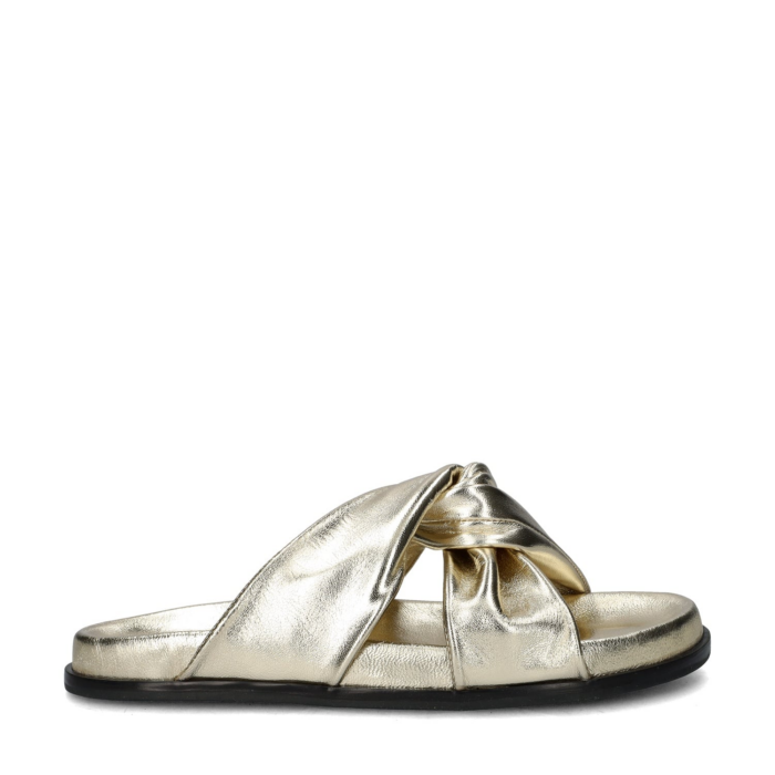 Nelson slippers – Goud