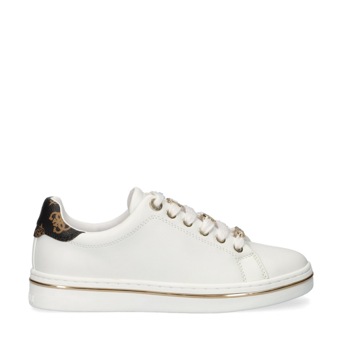 Guess Stasey lage sneakers – Wit