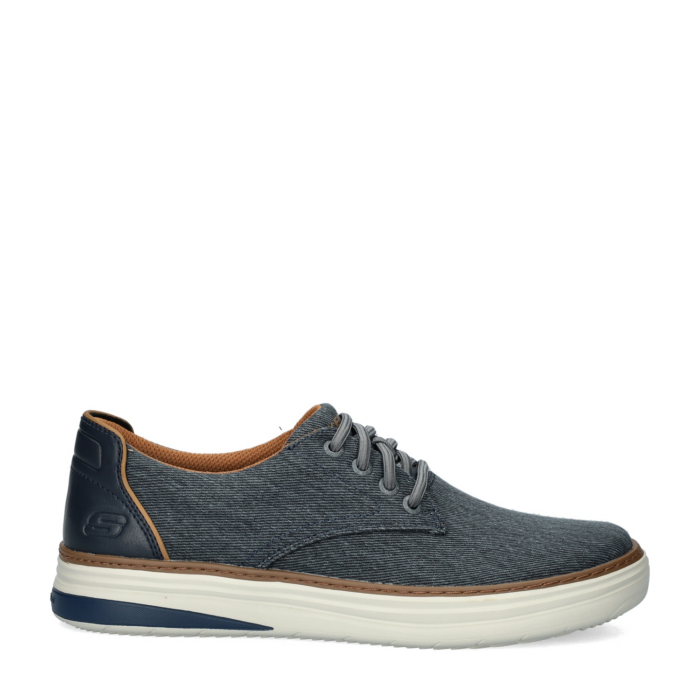 Skechers Hyland Ratner Sneakers blauw Canvas