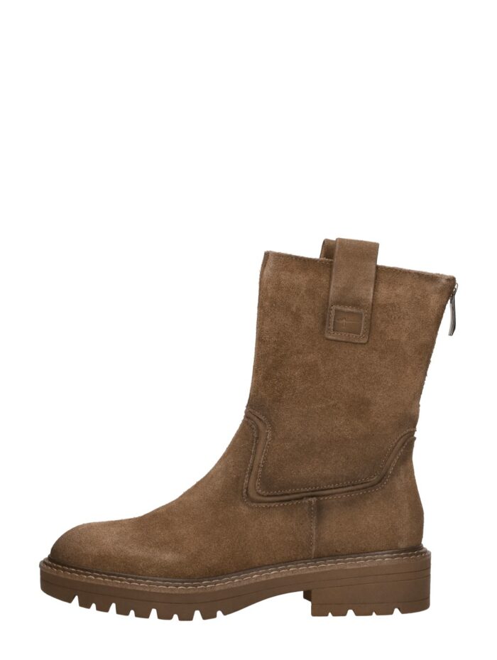 tamaris Enkellaarsjes Plat – Cognac