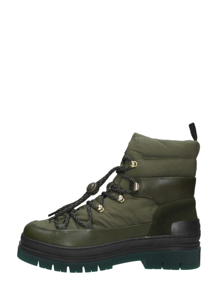 Tommy Hilfiger Laced Outdoor Boot – Groen