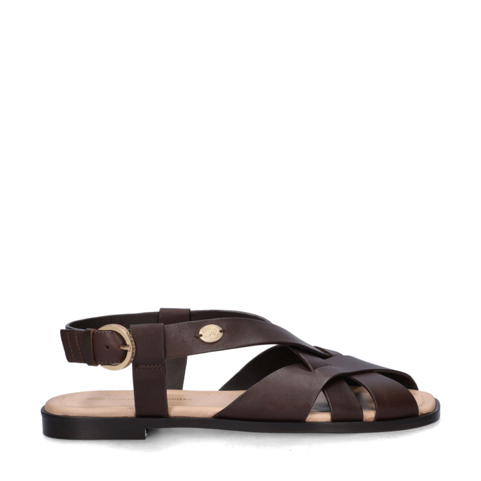 Fred de la Bretoniere Gitel Cross sandalen – Bruin
