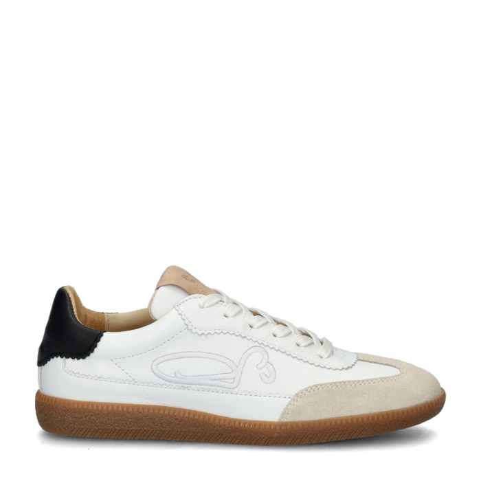 Fred de la Bretoniere Pearl Sign lage sneakers – Wit
