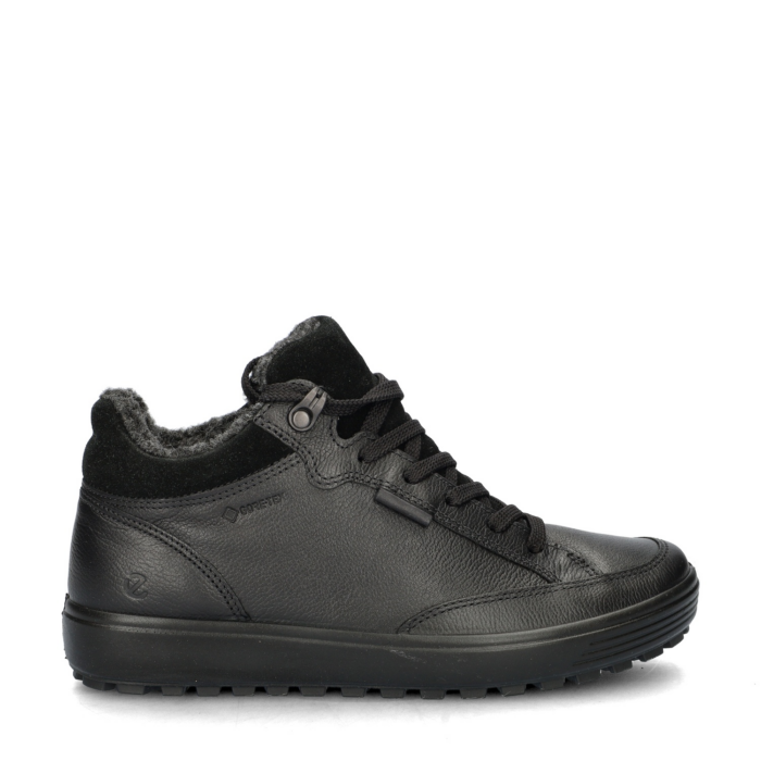ECCO Soft 7 Tred hoge sneakers – Zwart