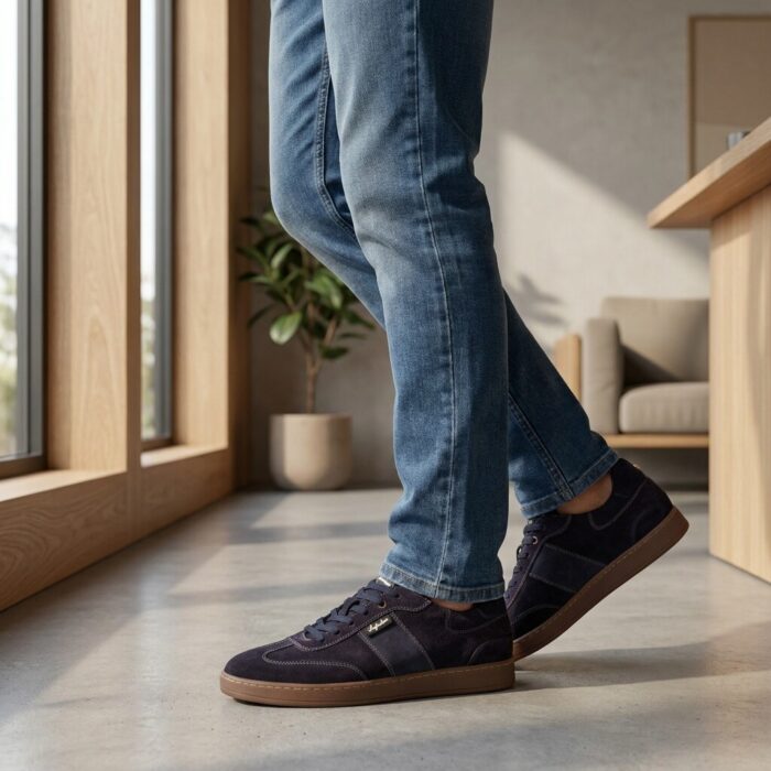 Australian Kylian Sneakers blauw Leer