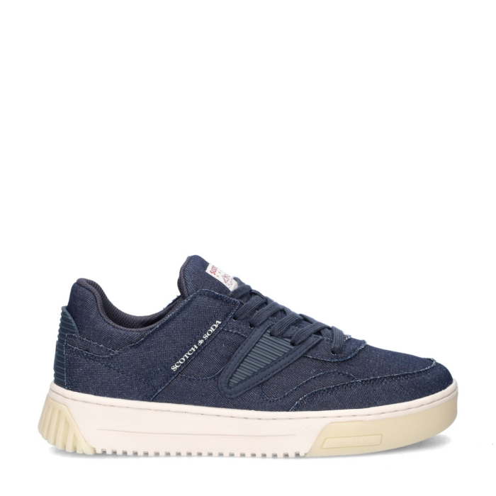 Scotch & Soda New Cup lage sneakers – Blauw