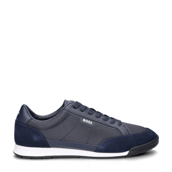 Boss Nitan Low lage sneakers – Blauw