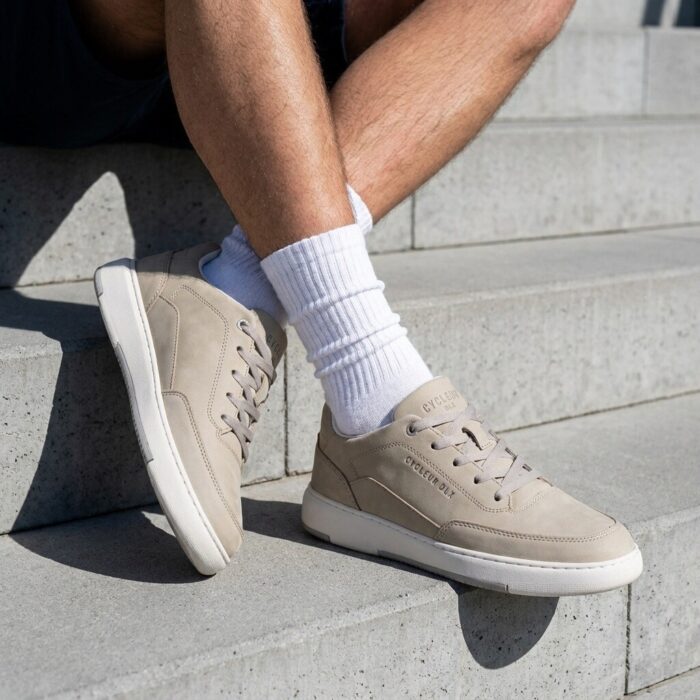 Cycleur de luxe Cycleur De Luxe Key Sneakers beige Leer – Grijs
