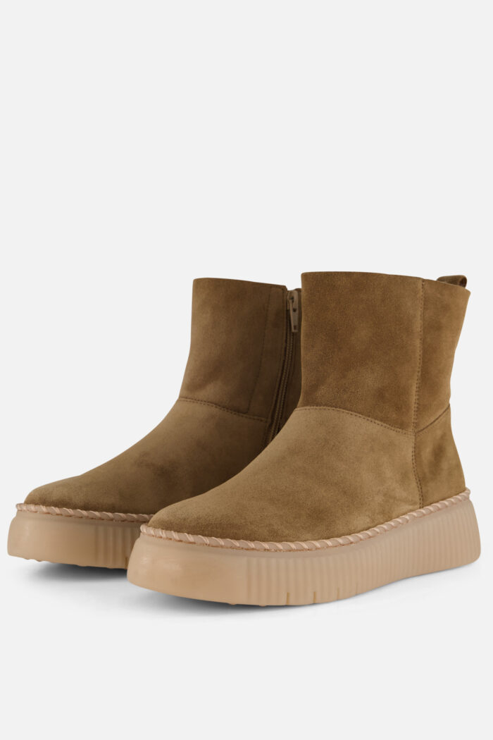Gabor Enkellaarsjes cognac Suede