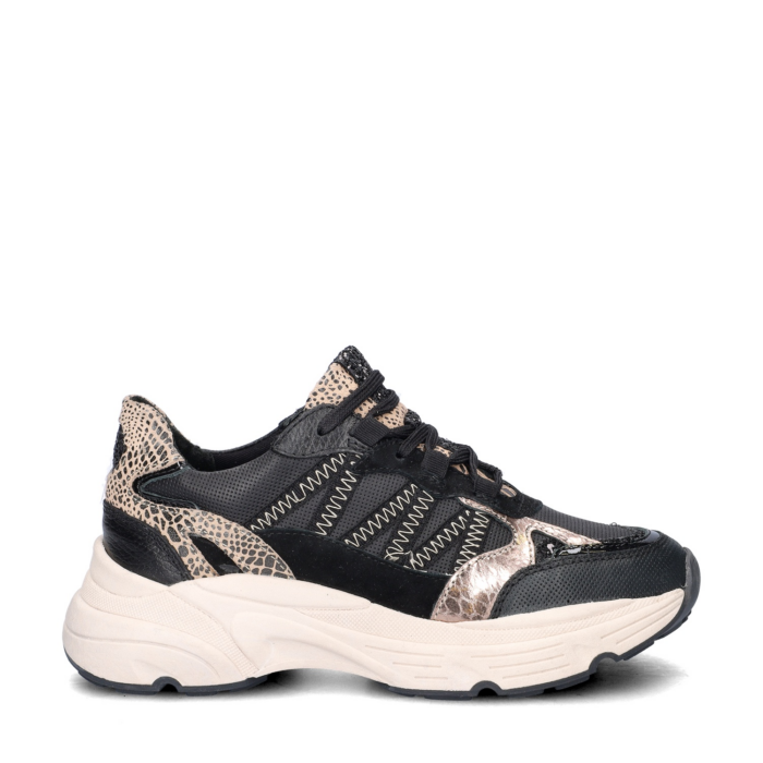 Nelson lage sneakers – Zwart