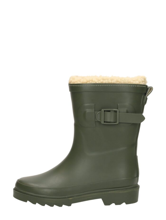Xq Footwear Kids Rubber Rain Boots Fur – Groen