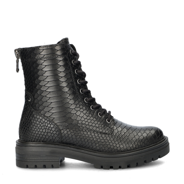 Nelson veterboots – Zwart