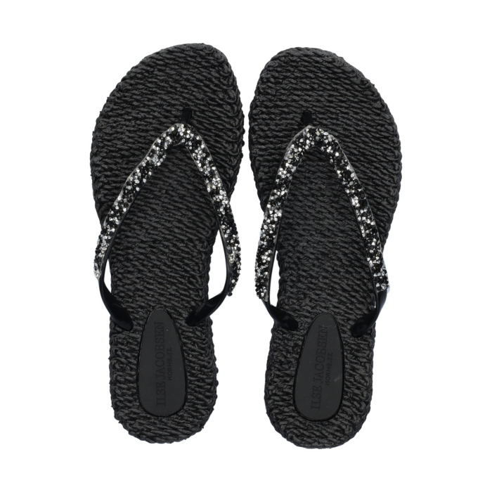 Ilse Jacobsen Cheerful slippers – Zwart