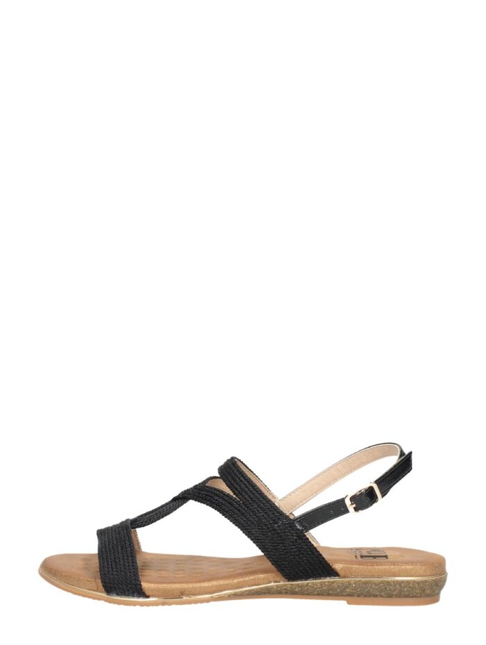 Sub55 Sandalen Plat – Zwart