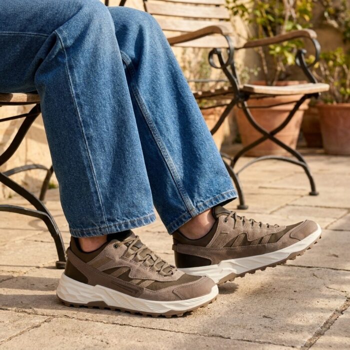 Outfielder Sneakers bruin Synthetisch – Taupe