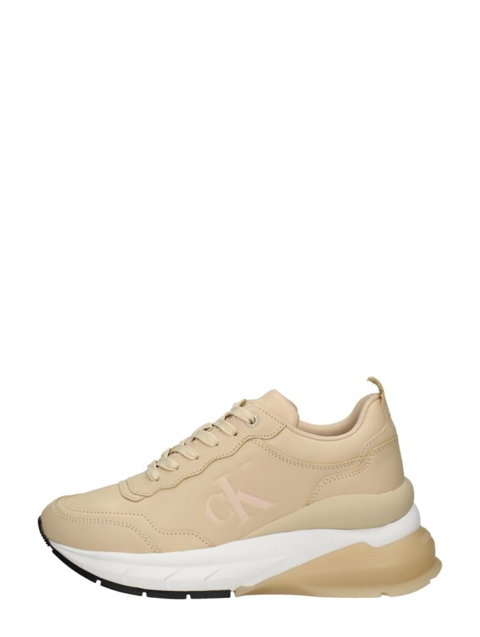 Calvin Klein Wedge Sporty Sneaker – Beige