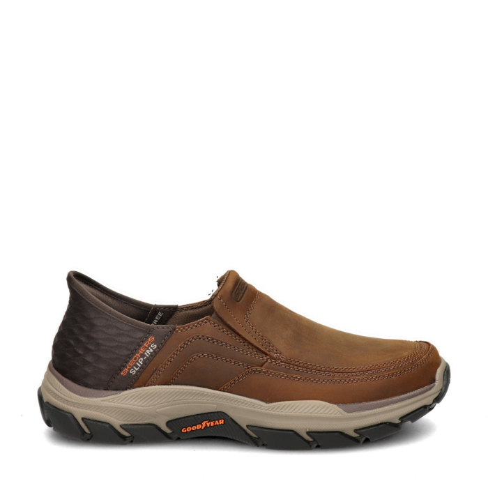 Skechers Respected Hands Free Slip-Ins instapschoenen – Cognac