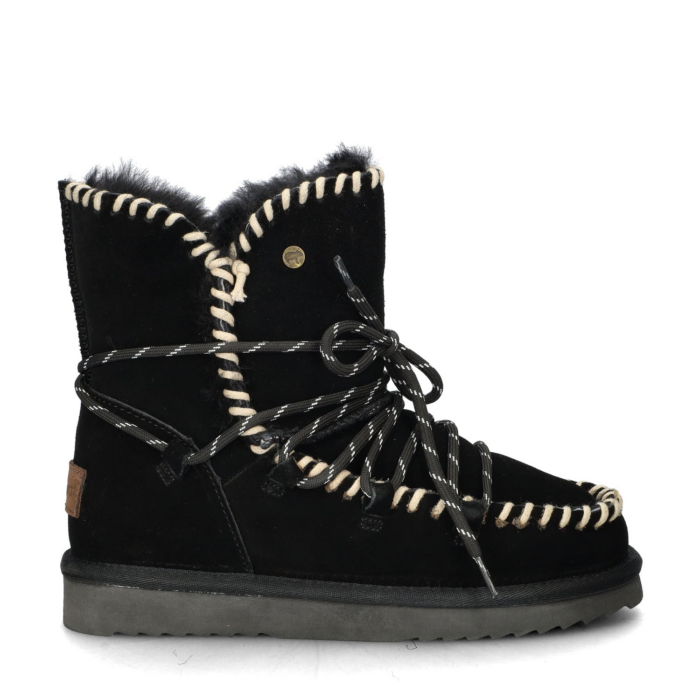 Warmbat Australia Waturra gevoerde boots – Zwart