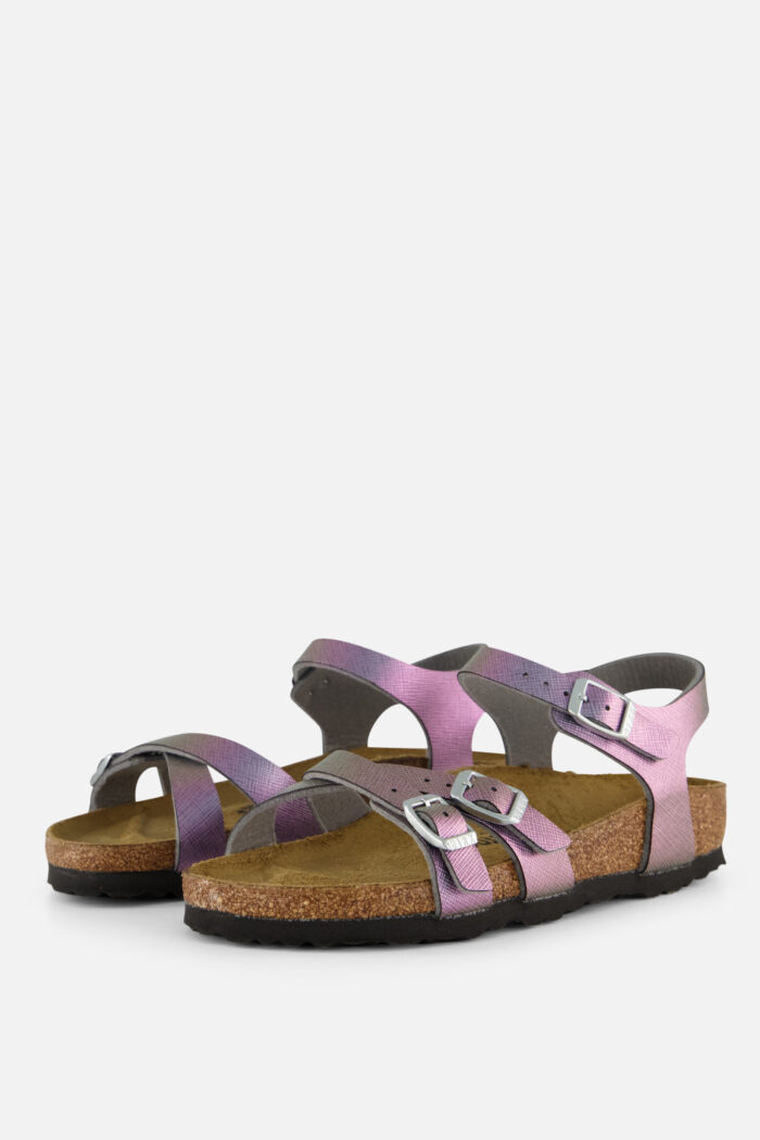 Birkenstock Kumba saffiano iridescent viola – Paars