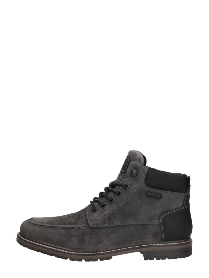Rieker Veterschoenen Hoog – Donkergrijs