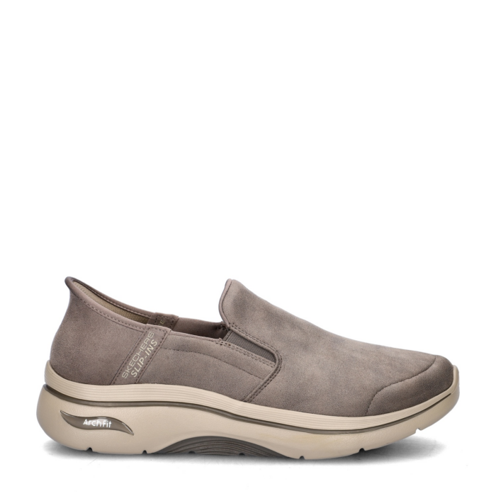 Skechers Hands Free Slip-Ins Go Walk Arch FIt instapschoenen – Bruin