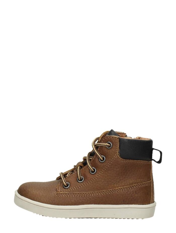 Keq Veterschoenen Hoog – Cognac