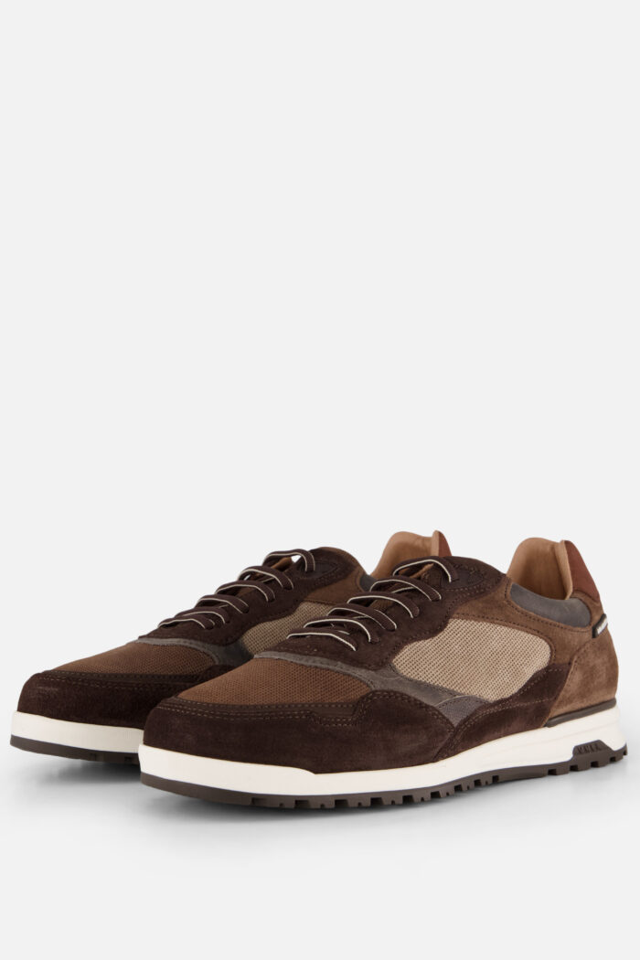 Van Lier Van Lier Sneakers bruin Suede