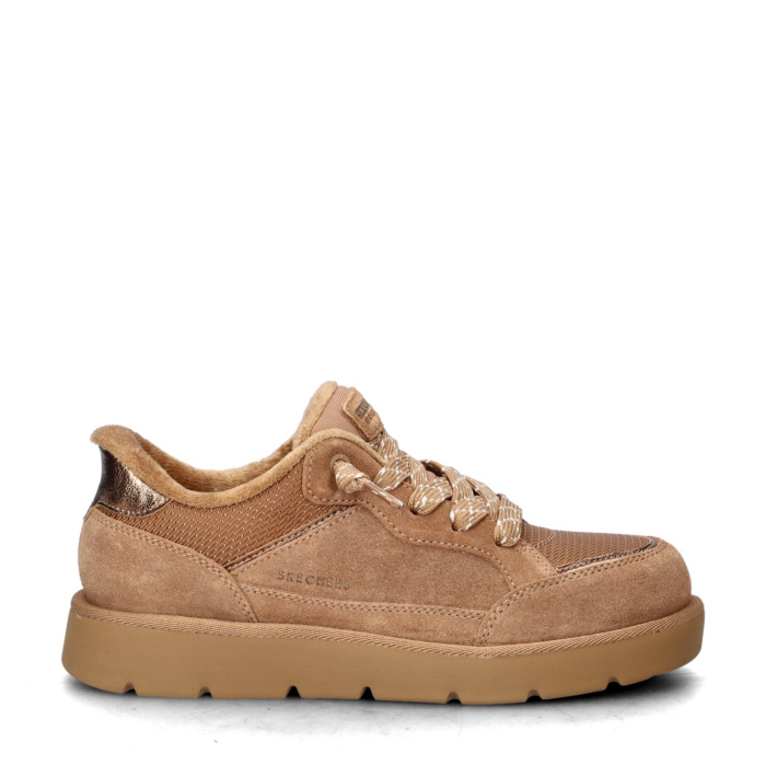 Skechers Hands Free Slip-Ins Keepsakes Cozy Street Hiker EZ lage sneakers – Cognac