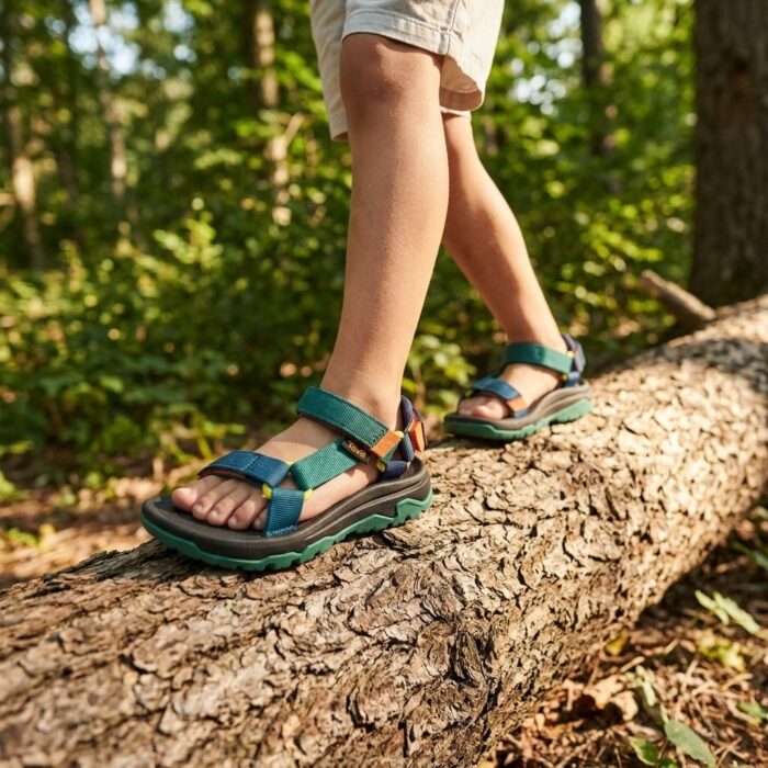 Teva Hurricane Sandalen groen Textiel
