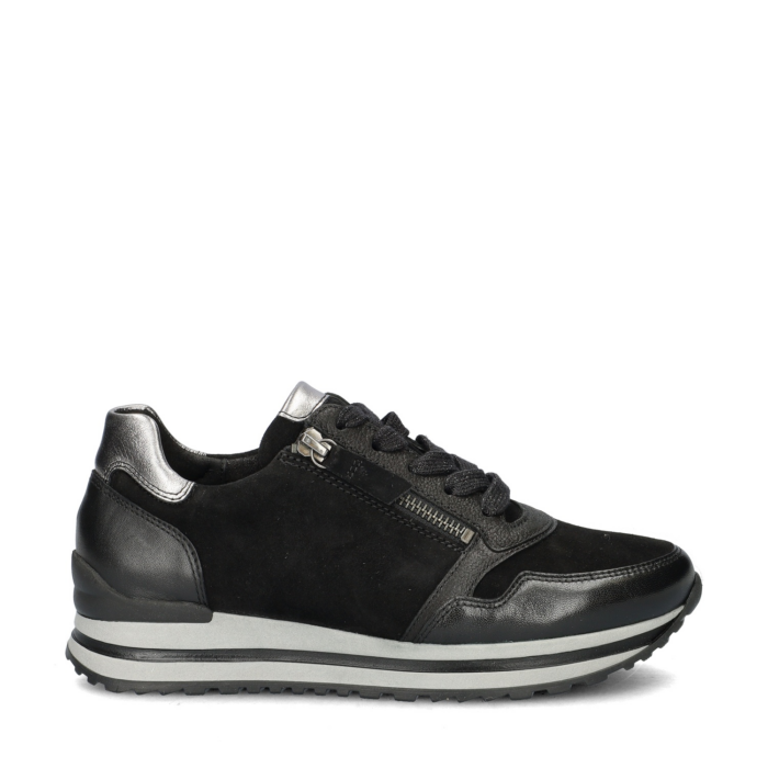 Gabor Comfort Optifit lage sneakers – Zwart