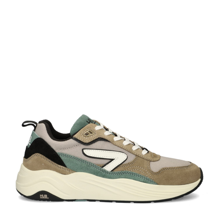 Hub Glide lage sneakers – Groen