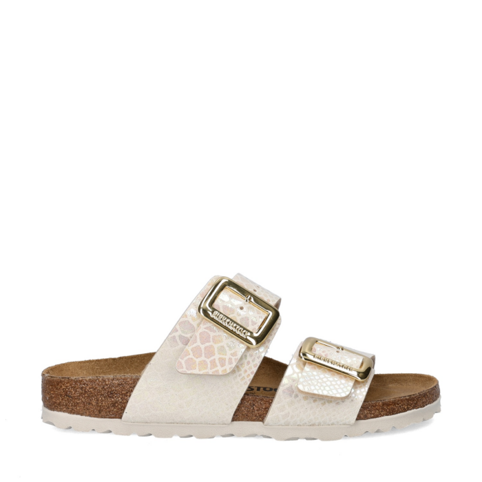 Birkenstock Sydney Cushion Buckle sandalen – Ecru