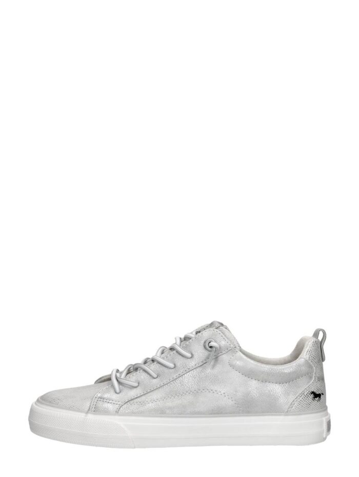 mustang Veterschoenen Laag Zilver – Zilverkleur