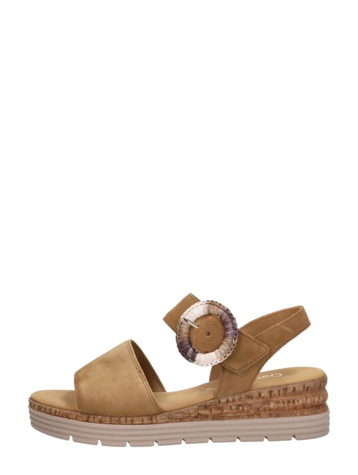 Gabor Sandalen Plat – Cognac