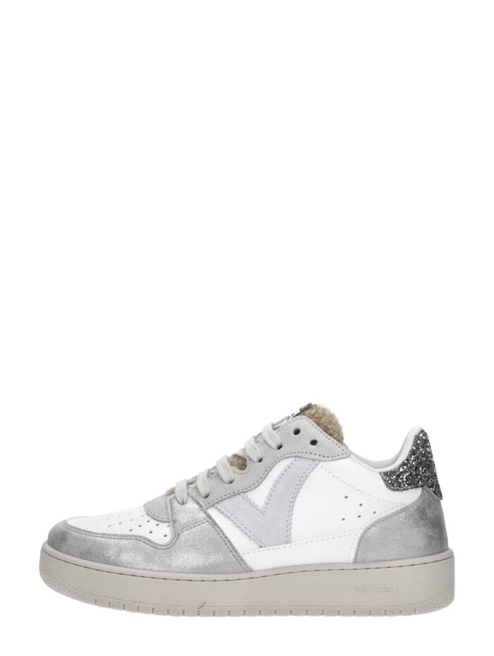 Victoria Sneakers Laag Zilver – Zilverkleur
